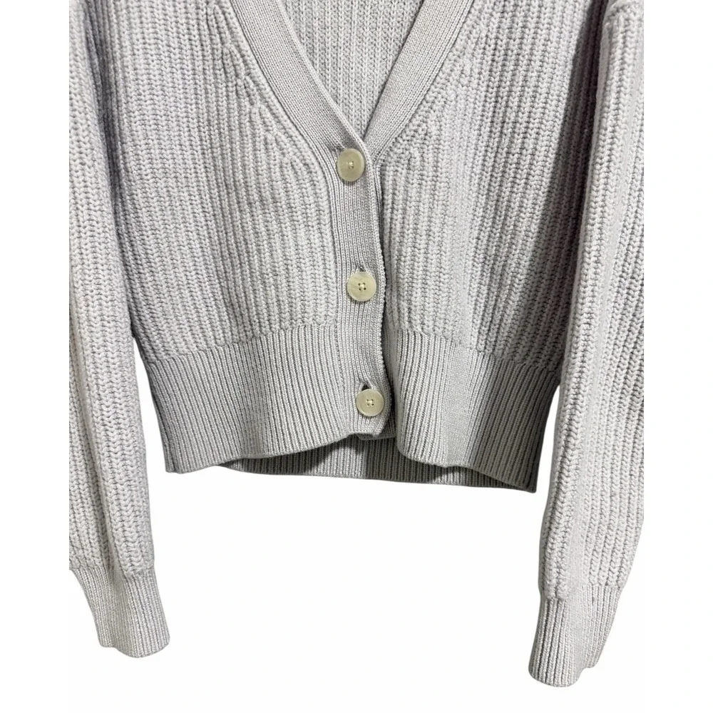 Babaton Aritzia Canberra Merino Wool Cardigan Light Purple/Gray  Women's Size XS